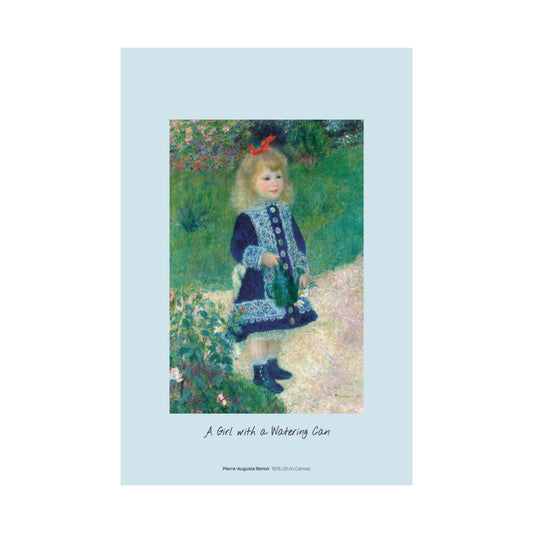 A Girl with a Watering Can | 1876 | Auguste Renoir Portrait