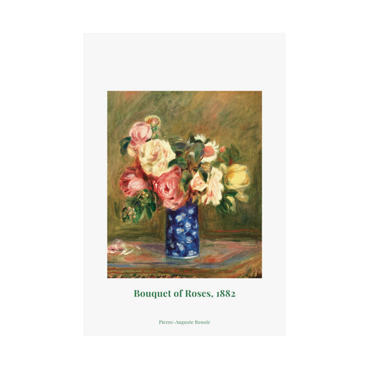 Bouquet of Roses | 1882 | Auguste Renoir Flower